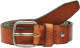 SELECTED HOMME leren riem Henry cognac