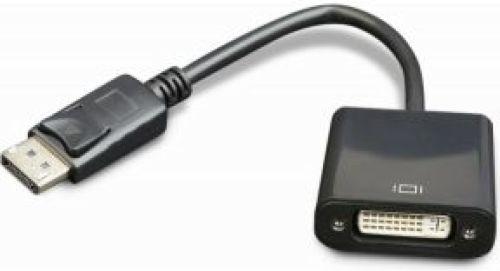 Gembird A-DPM-DVIF-002 DisplayPort to DVI adapter cable. Black electriciteitssnoer