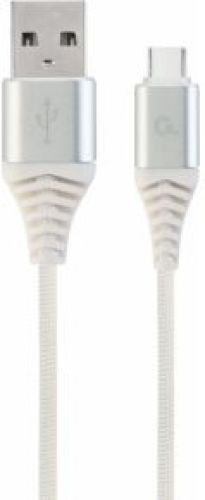 Gembird CC-USB2B-AMCM-1M-BW2 USB-kabel 1,8 m 2.0 USB A USB C Zilver, Wit