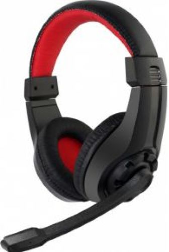 Gembird GHS-01 Stereofonisch Hoofdband Zwart, Rood hoofdtelefoon
