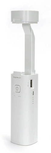 Aigostar Ivory - Multifunctionele Led Bureaulamp 3-in1 - Wit - Zaklamp, Telefoonhouder, Powerbank (4400ma)