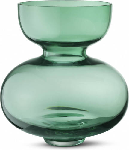 Georg Jensen Vaas Alfredo 23 X 25 Cm Glas Groen