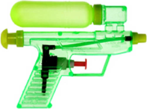 Merkloos Waterpistool/waterpistolen Groen 15 Cm