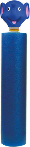 Merkloos 1x Donkerblauw Olifanten Waterpistool/waterpistolen Van Foam 26,5 Cm Met Bereik Van 6 Meter