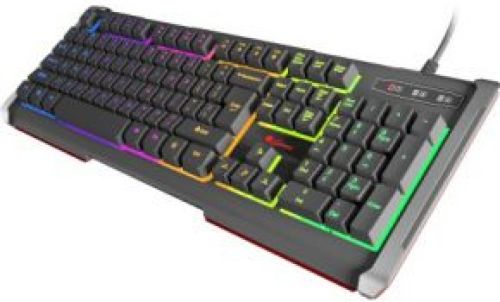 Natec Genesis RHOD 400 RGB toetsenbord USB QWERTY US International Zwart