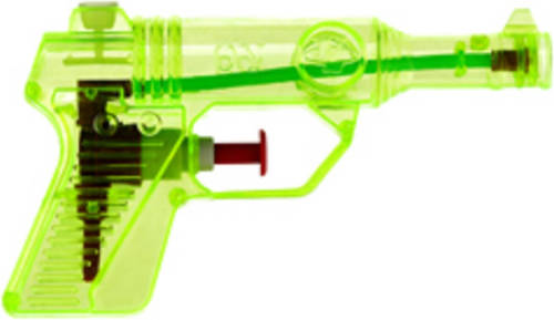 Merkloos Waterpistool/waterpistolen Groen 13 Cm