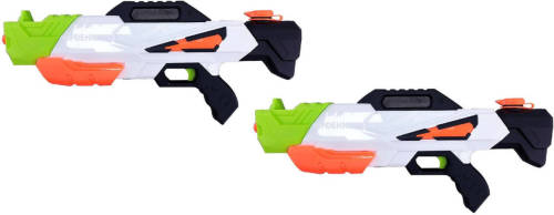 Summertime 2x Waterpistool/waterpistolen Gekleurd 47 Cm