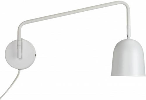 Dyberg Larsen Wandlamp Manchester 40w E14 23 Cm Staal Wit