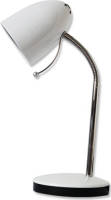 BES LED Led Bureaulamp - Aigi Wony - E27 Fitting - Flexibele Arm - Rond - Glans Wit