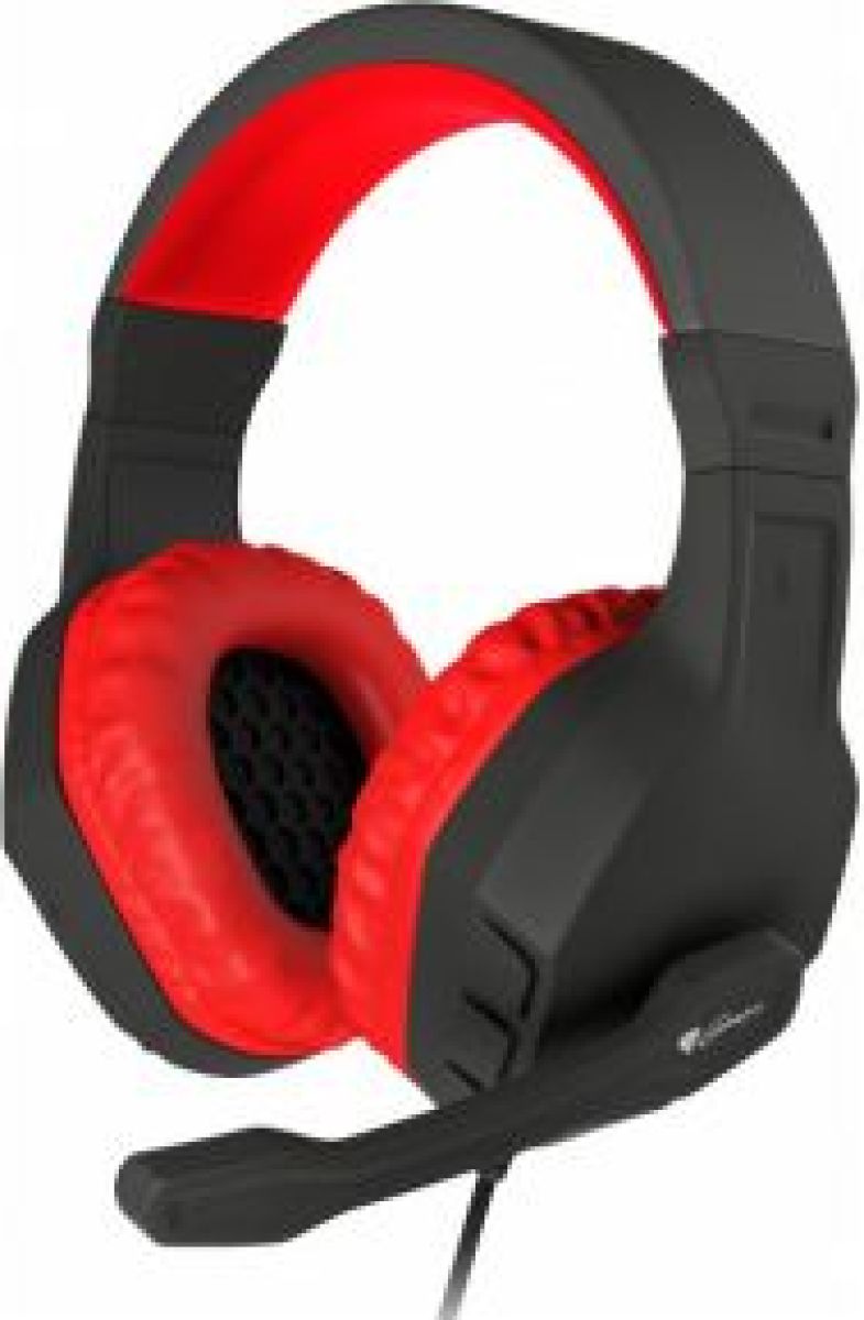 Natec Genesis Argon 200 Headset Hoofdband Zwart, Rood