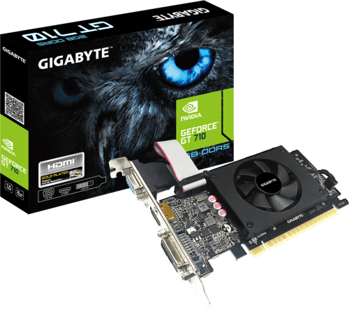 Gigabyte GV-N710D5-2GIL videokaart GeForce GT 710 2 GB GDDR5