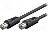 Goobay 20m Coaxial Cable 20m M FM Zwart coax-kabel