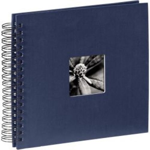 Hama Fine Art spiraal blauw 28x24 50 zwarte paginas 90147