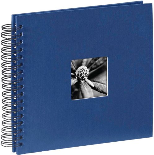 Hama Fine Art spiraal blauw 28x24 50 zwarte paginas 90147