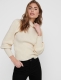 Only High Neck Knitted Pullover Dames White