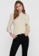 Only High Neck Knitted Pullover Dames White