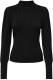 Only High Neck Knitted Pullover Dames Zwart