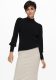 Only High Neck Knitted Pullover Dames Zwart