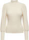 Only High Neck Knitted Pullover Dames White
