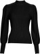 Only High Neck Knitted Pullover Dames Zwart