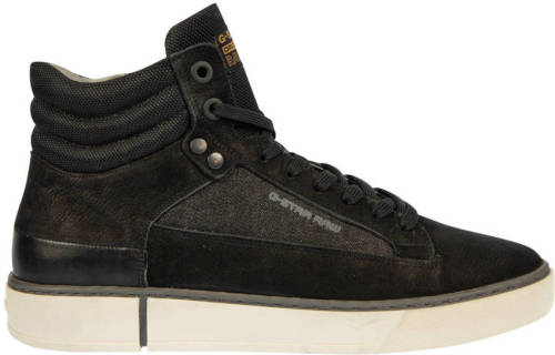 G-star Raw RAVOND MID BSC M suède sneaker zwart