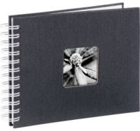 Hama Fine Art spiraal zwart 24x17 50 witte pagina's 1960