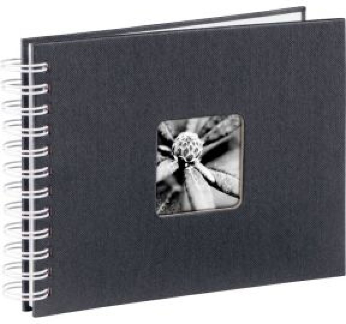 Hama Fine Art spiraal zwart 24x17 50 witte pagina's 1960