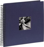 Hama Fine Art spiraal blauw 36x32 50 zwarte paginas 090142