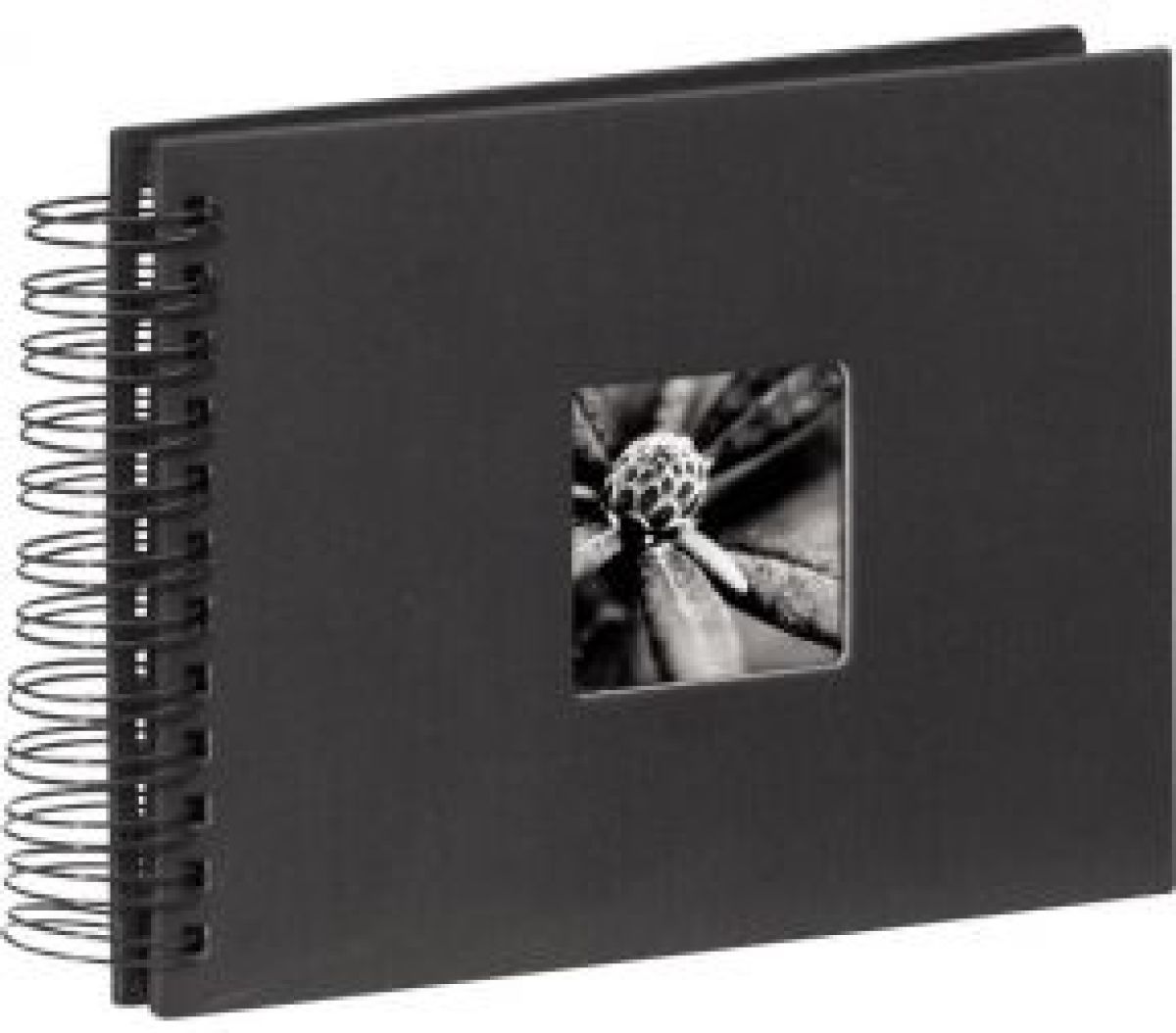 Hama Fine Art spiraal zwart 24x17 50 zwarte paginas 90150