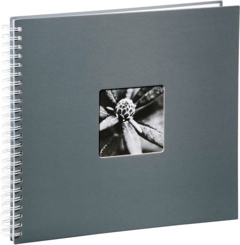 Hama Fine Art spiraal grijs 36x32 50 witte paginas 2113