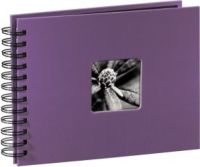 Hama Fine Art spiraal lila 24x17 50 zwarte paginas 94881