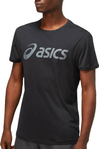 Asics hardloopshirt Core donkergrijs