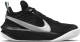 Nike Team Hustle D 10 sneakers zwart/wit/metallic zilver
