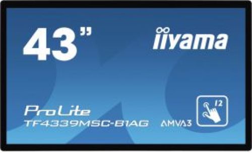 iiyama ProLite TF4339MSC-B1AG touch screen-monitor 109,2 cm (43 ) 1920 x 1080 Pixels Multi-touch Mul