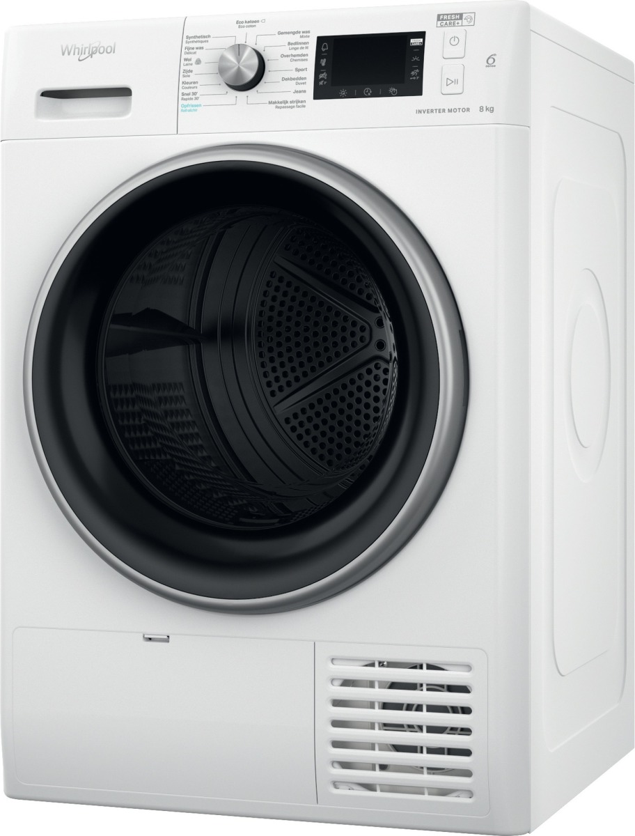 Whirlpool FFT M22 8X2BS BE Warmtepompdroger Wit