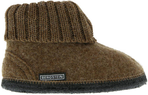 Bergstein Cozy pantoffel bruin kids