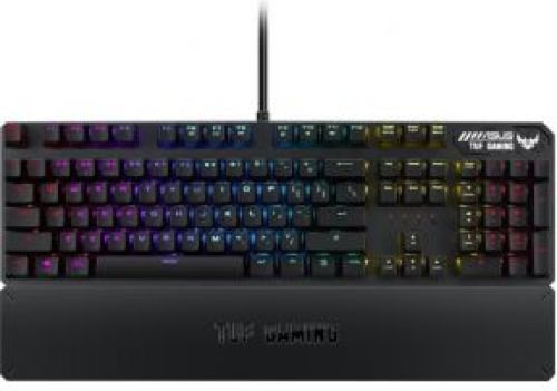 Asus TUF Gaming K3 toetsenbord USB QWERTZ Duits Grijs