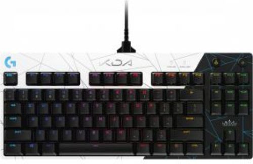 Logitech G Pro toetsenbord USB QWERTZ Duits Zwart, Blauw, Wit