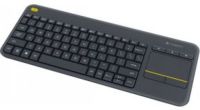 Logitech K400 Plus toetsenbord RF Draadloos QWERTY Pan Nordic Zwart