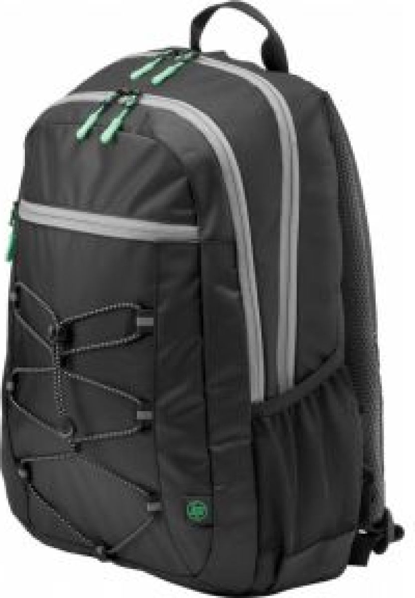 HP Active (Black/Mint Green) Stof/Weefsel Zwart/Groen rugzak