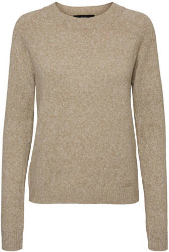 VERO MODA trui VMDOFFY lichtbruin
