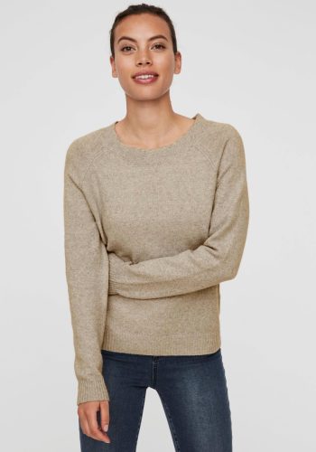 VERO MODA trui VMDOFFY lichtbruin