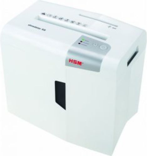 HSM X8 papiervernietiger Deeltjesversnippering 22 cm 58 dB Zilver, Wit
