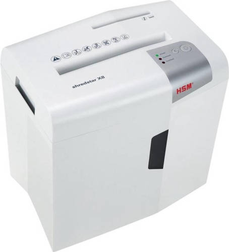 HSM X8 papiervernietiger Deeltjesversnippering 22 cm 58 dB Zilver, Wit