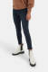 Eksept by Shoeby Shoeby high waist skinny jeans Ametist L28 donkerblauw