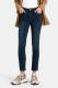 Shoeby Eksept cropped high waist skinny jeans Ametist Denim L28 blue/black
