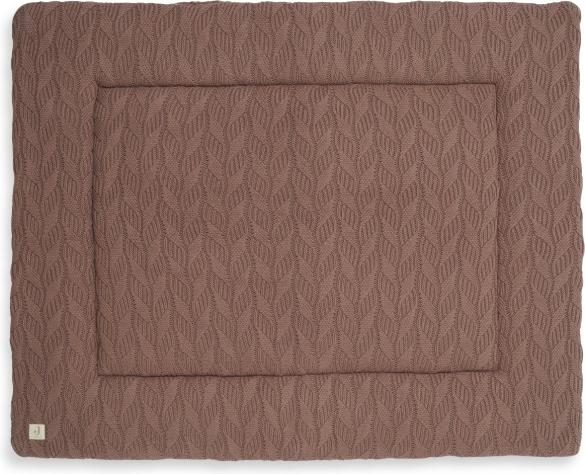 Jollein boxkleed 80x100cm Spring knit chestnut