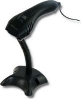 Qoltec 50861 barcode-lezer Draagbare streepjescodelezer 1D Laser Zwart