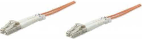 Intellinet 5.0m LC M/M 5m LC LC Oranje Glasvezel kabel