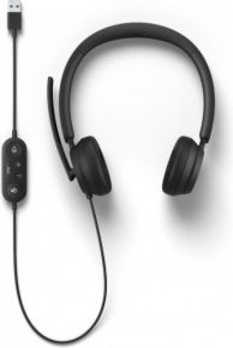 Microsoft 8JN-00002 hoofdtelefoon/headset Hoofdband USB Type-A Zwart